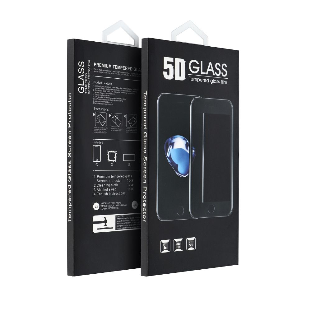 Szko hartowane 5D Full Glue Tempered Glass czarny Apple iPhone 16 Plus