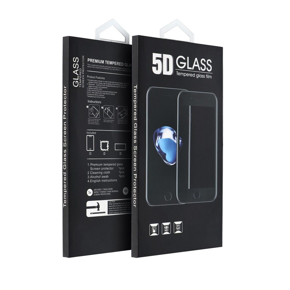 Szko hartowane 5D Full Glue Tempered Glass czarny Apple iPhone 16e