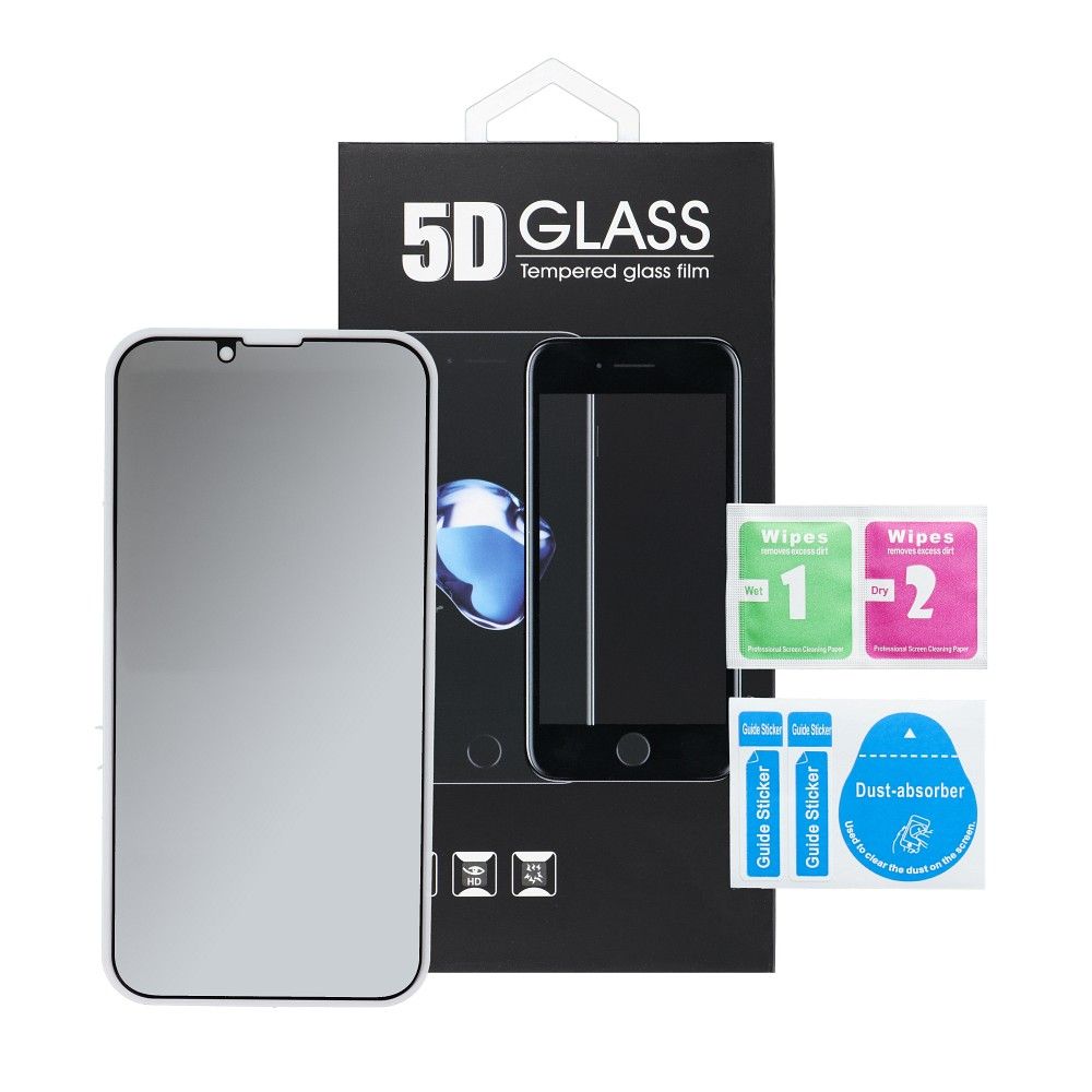 Szko hartowane 5D Full Glue Tempered Glass czarny Apple iPhone 16e / 4