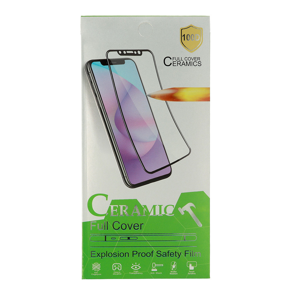 Szko hartowane Hard Ceramic czarny Huawei P Smart Plus 2019