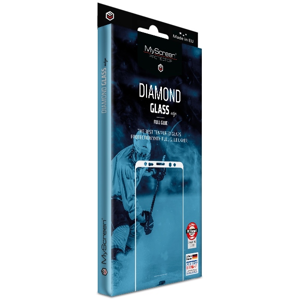 Szko hartowane MyScreen Diamond Edge Full Glue czarny Apple iPhone SE 2020