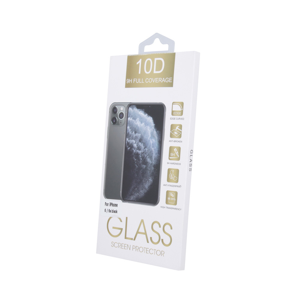 Szko hartowane Tempered Glass 10D czarna ramka Huawei Y5 P