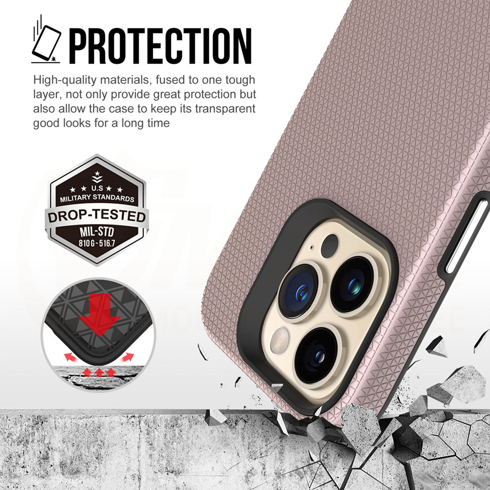 Vmax nakadka Triangle Case rowo-zota Apple iPhone 15 Pro Max / 9