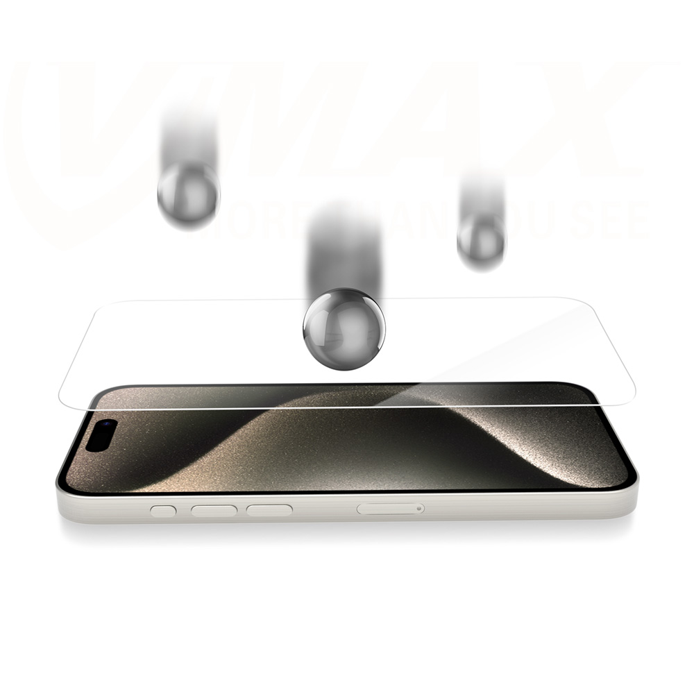 Vmax szko hartowane 2,5D Normal Clear Glass Apple iPhone 15 / 7