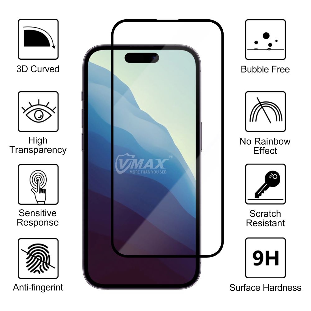 Vmax szko hartowane 9D Glass Samsung Galaxy A15 / 2