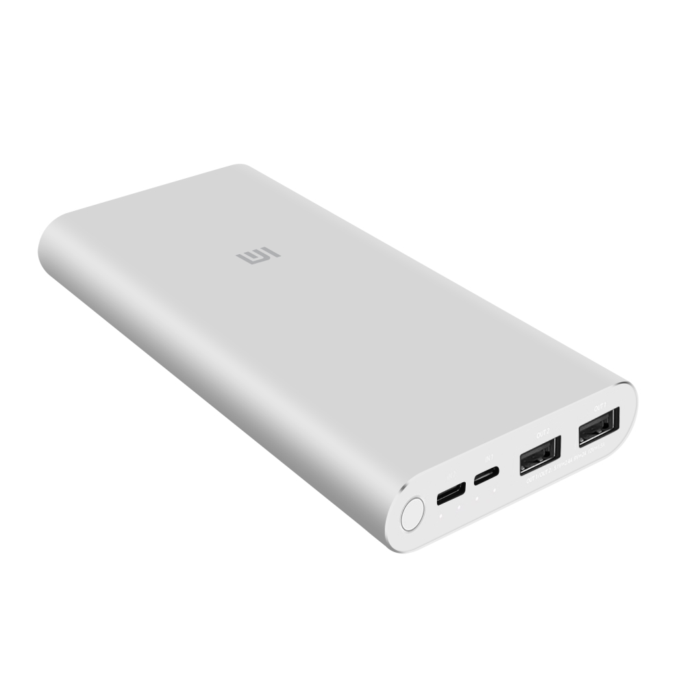 Xiaomi Powerbank 10000MAH MI 18W FAST CHARGE  3 srebrny PLM13ZM