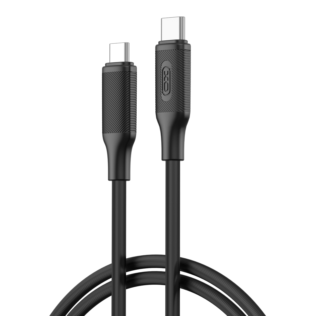 XO kabel NB-Q265B PD USB-C - USB-C 1,0m 60W czarny