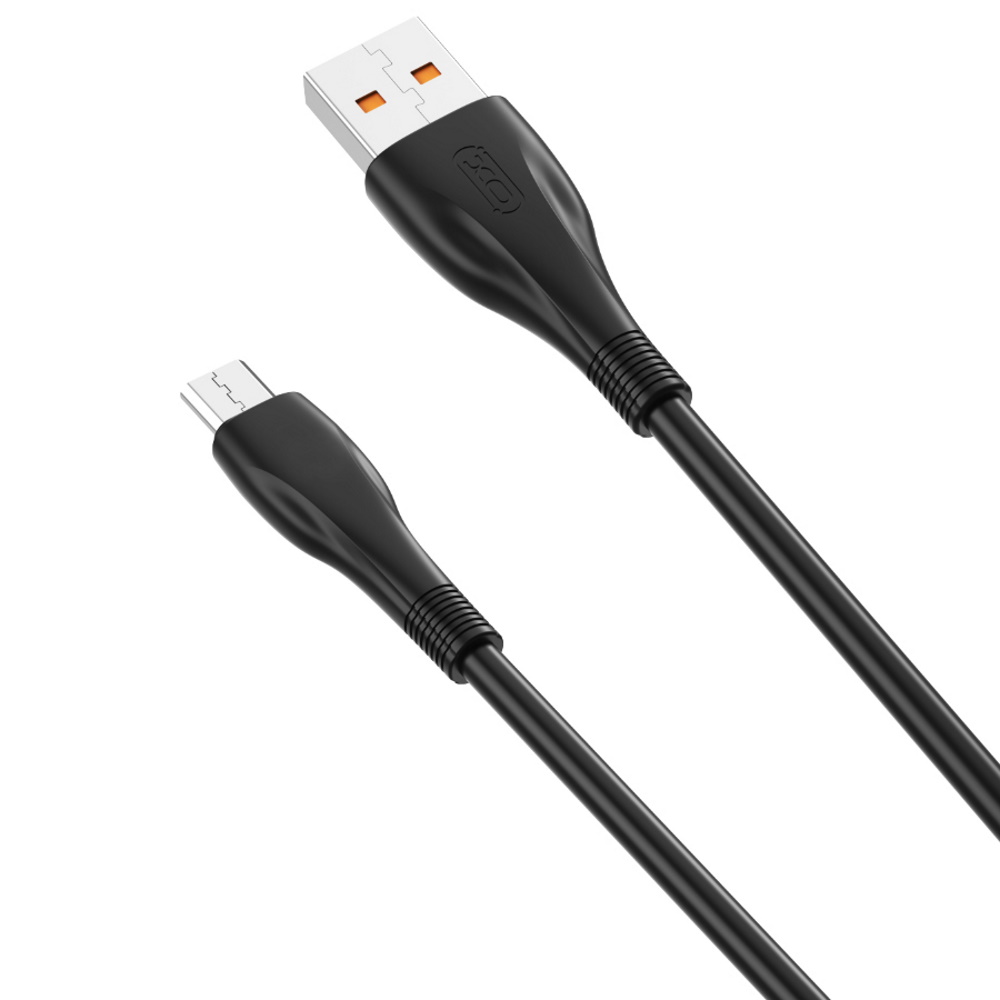 XO kabel NB185 USB - microUSB 1,0m 6A czarny / 2