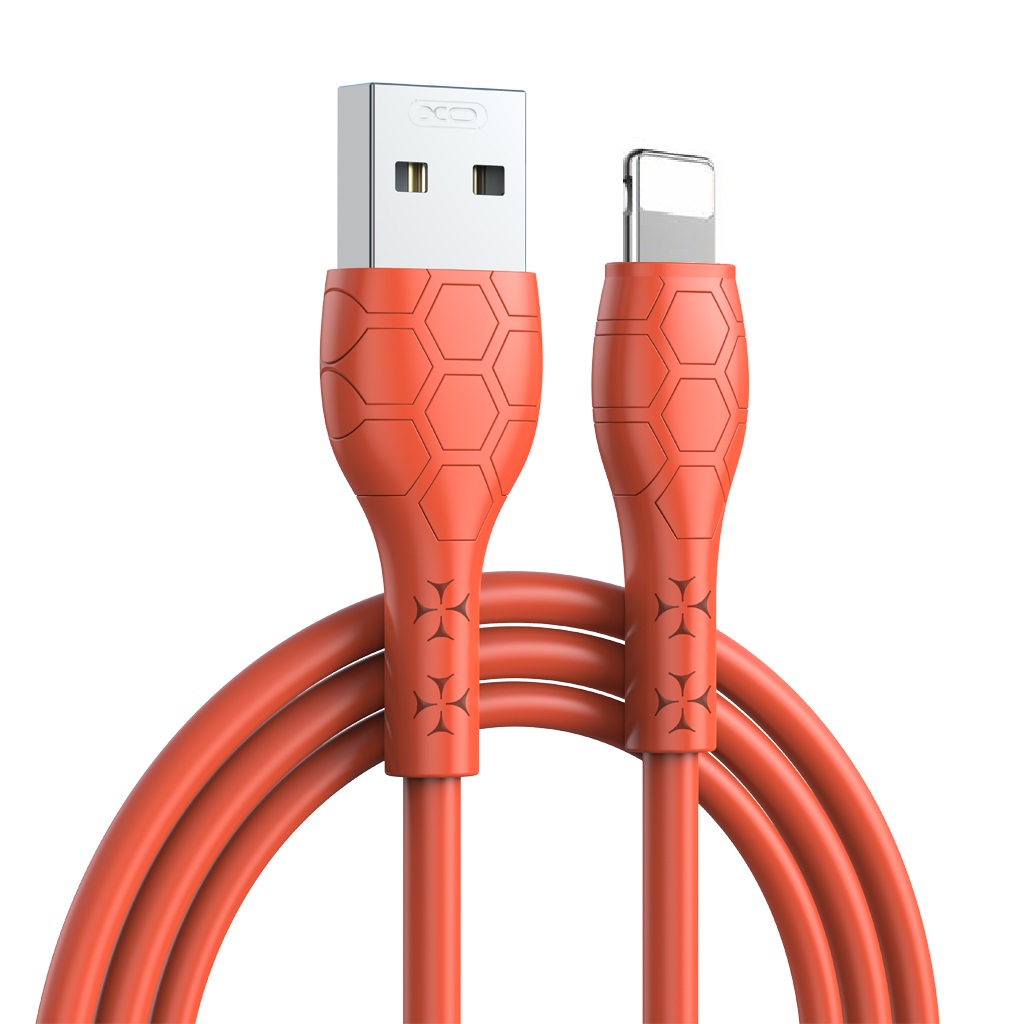 XO kabel NB240 USB - Lightning 1,0m 2,4A pomaraczowy