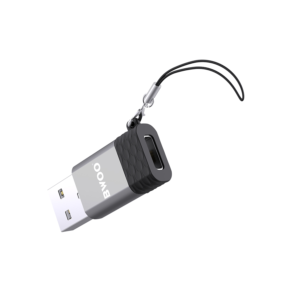 BWOO adapter BZ-38 USB-C - USB szary OTG / 2