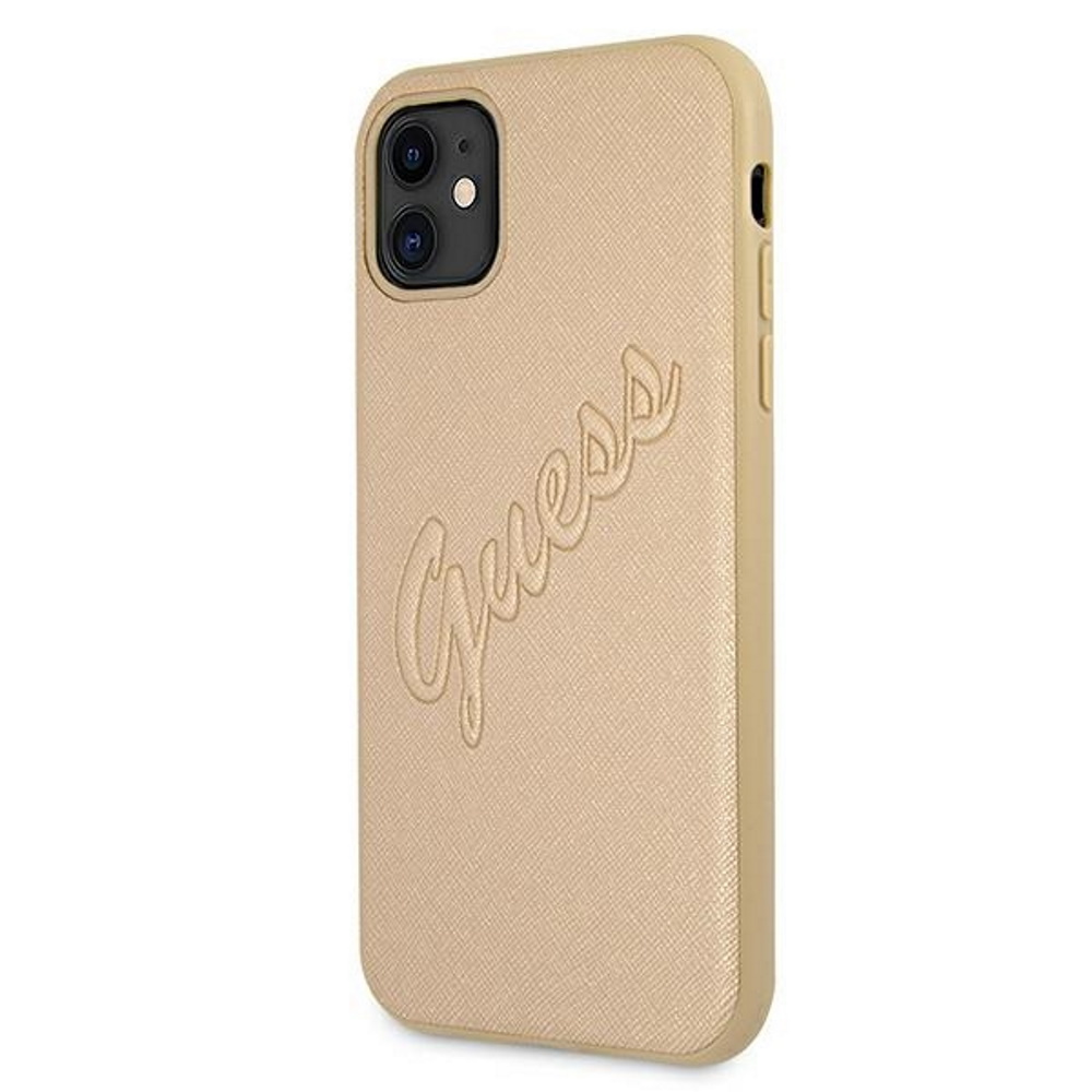  zote hard case Saffiano Vintage Script Apple iPhone 12 Pro (6.1 cali) / 2